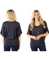 Women's Jersey Short-Sleeve Dolman Top