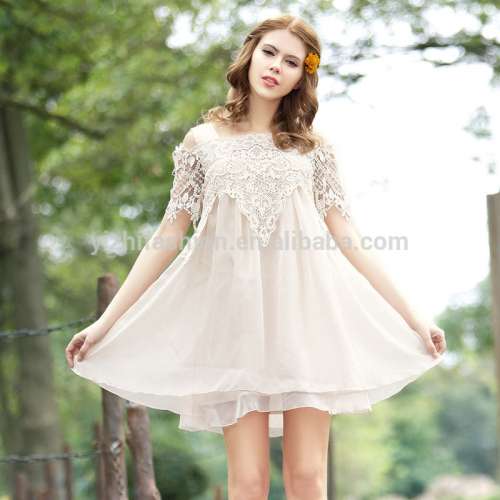 Women's White Lace Dresses. Multiple Styles Available.