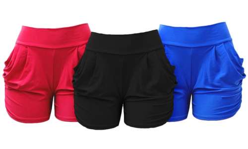 Women's Harem Shorts (3-Pack)