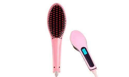 Extreme LED Straightening De-tangling Hair Brush
