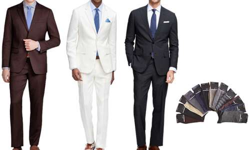 Braveman Men's Suits with Free Tie & Dress Socks
