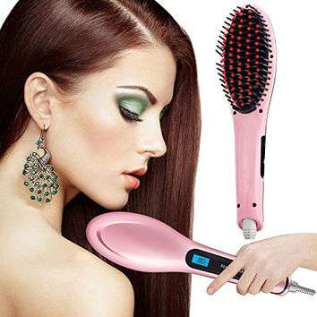 Magic Silky LED Straightening Detangling Hair Brush