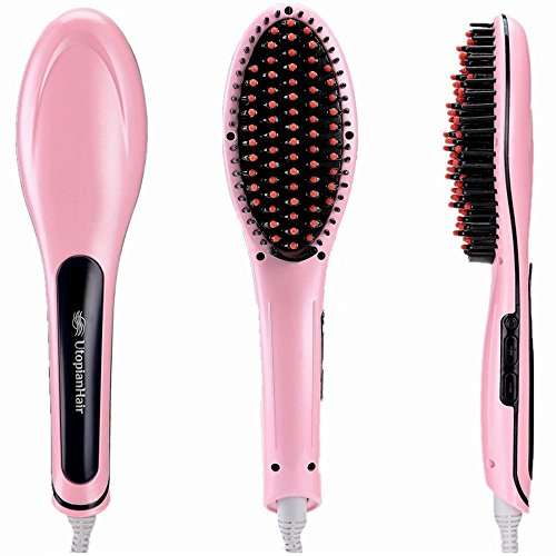 Magic Silky LED Straightening Detangling Hair Brush