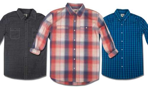 LEE Men's Long-Sleeve Button-Down Shirts