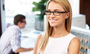 $38 for $150 Toward Designer Prescription Eyeglasses with Toughlites Lenses at For Eyes Optical