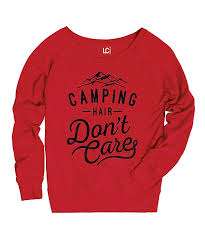 Girls' Slouchy Camping Sweatshirts