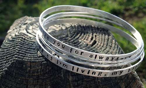 'I'll Love You Forever' Bangle