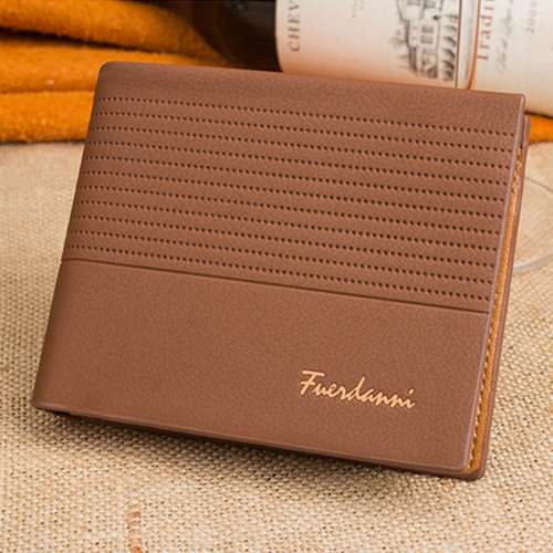 Men's Vintage Leather Bifold Purse ID Credit Card Holder Clutch Short Wallet Best Deals in USA.