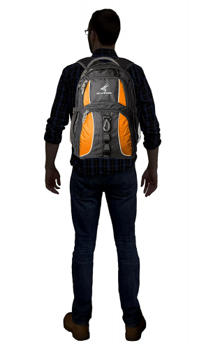 Backpack, (laptop, travel, school or business) Urban Commuter by EXOS Black 17' Best Deals Online Shopping