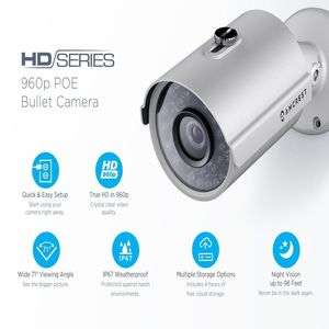 Amcrest IPM-743ES Outdoor 960P POE Bullet IP Network Security Camera WiFi 2-Pack Best Camera Deals