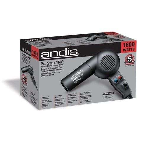 Andis 1600-Watt High Performance ProStyle Hair Dryer, Black (40250) New Best Deals & Coupons in America