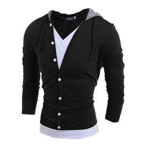 Mens Long Sleeve Hooded Clothes Casual T-Shirt Tops Tee Shirts Blouse Hoodies  Online Black Friday Deals.